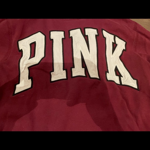 PINK half zip pull over - Picture 2 of 3